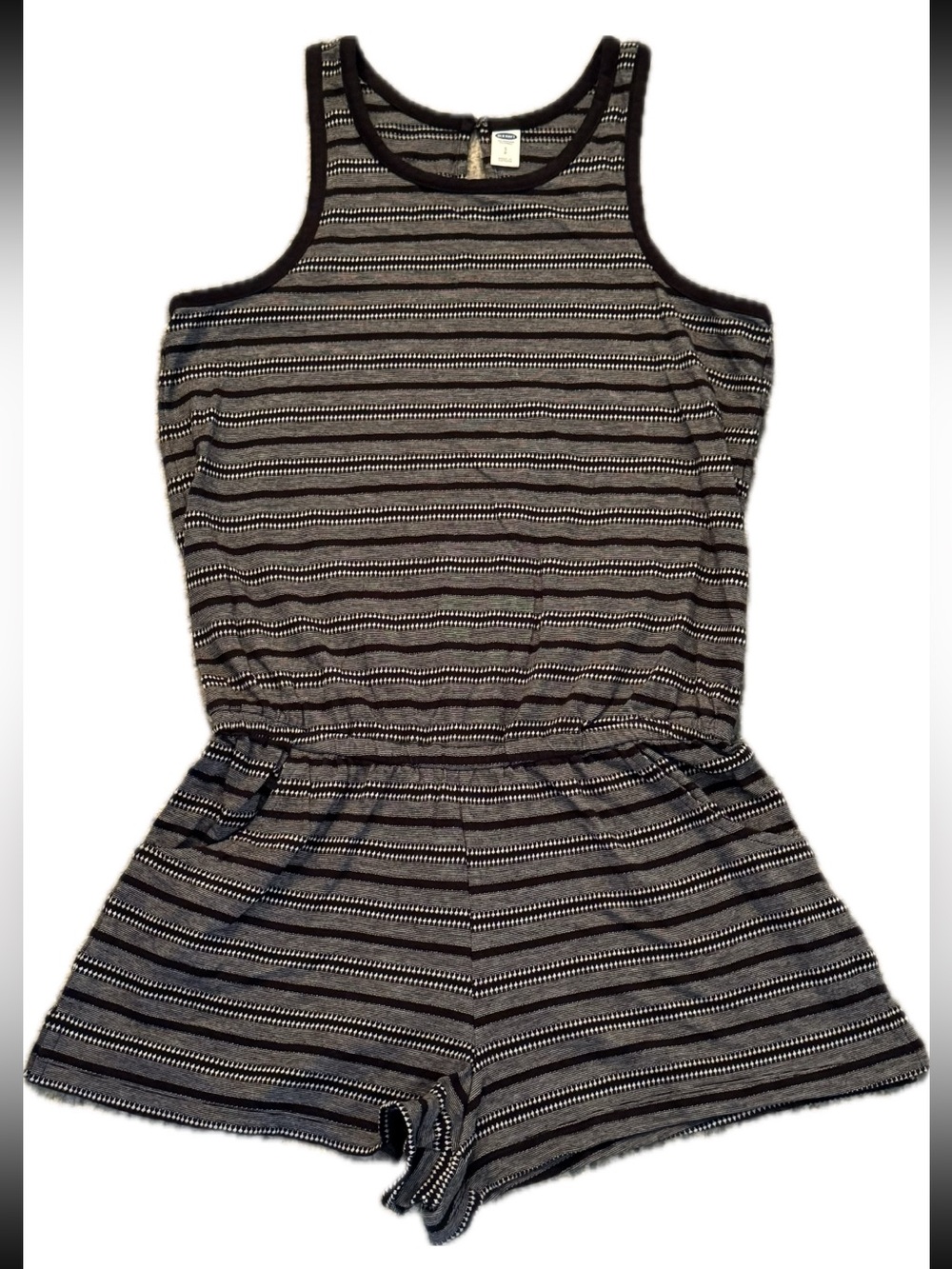 Striped Tank Romper